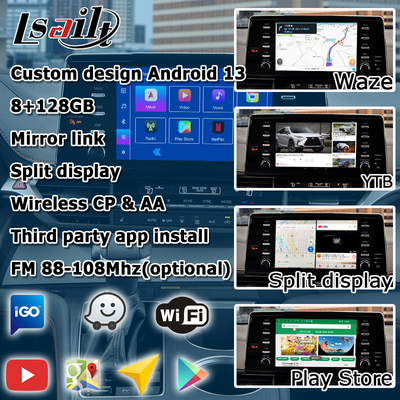 Interfaccia video multimediale auto Interfaccia auto carplay Android Per TOYOTA Sienna