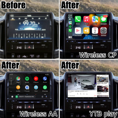 Interfaccia video Android 13 per Toyota Land Cruiser LC200 GXR con vista posteriore WiFi carplay android auto