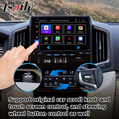 Interfaccia video Android 13 per Toyota Land Cruiser LC200 GXR con vista posteriore WiFi carplay android auto