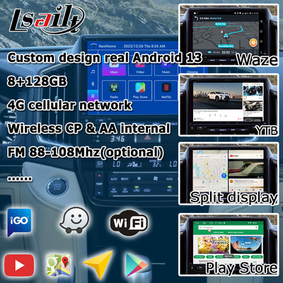 Interfaccia video Android 13 per Toyota Land Cruiser LC200 GXR con vista posteriore WiFi carplay android auto
