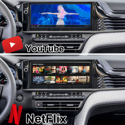 Interfaccia video multimediale Android 13 per Toyota Camry 2025 Sienna RAV-4 OEM Modulo di infotainment aggiornato Include YouTube, NetFlix, Google Play