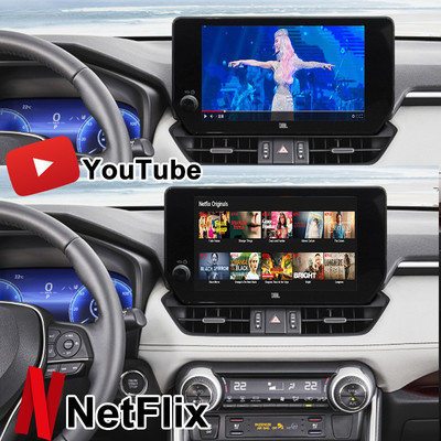 Android 13 Interfaccia di infotainment Android per Toyota RAV-4 2023-Crown, Alphard, Harrier OEM Screen Upgrade con sistema multimediale Android, YouTube