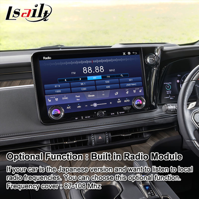 Interfaccia video multimediale Android Carplay per 2023-Presente Lexus LM LM350h LM500h