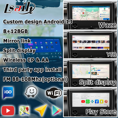 Toyota Alphard AH40 Interfaccia multimediale Android 8+128GB Carplay Supporto Android Auto