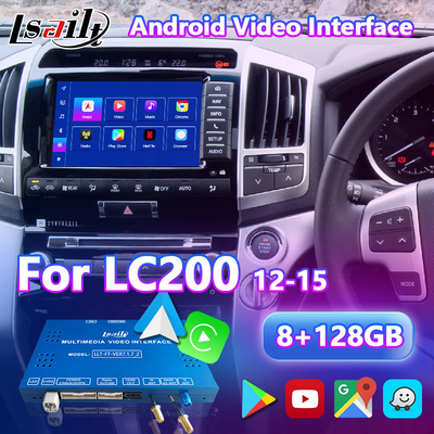 Interfaccia Video Multimediale Android Lsailt per Toyota Land Cruiser LC 200 V8 LC200 2012-2015