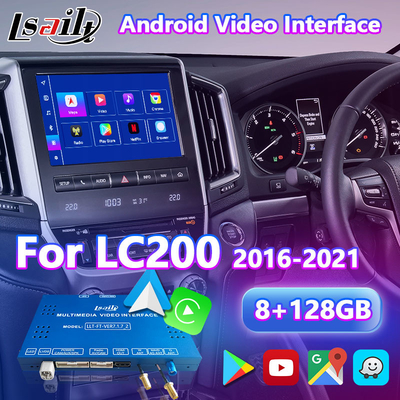 Interfaccia Video Multimediale Android Lsailt per Toyota Land Cruiser LC 200 GXL VX VXR VX-R Sahara LC200 2016-2021