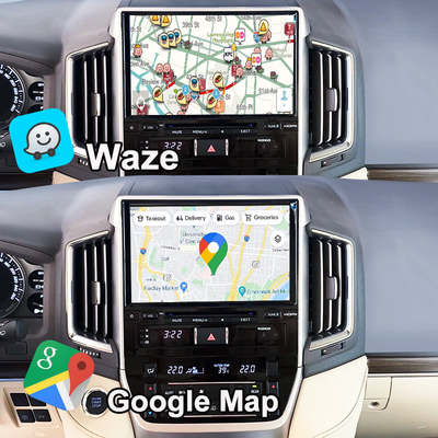 Interfaccia multimediale Android per Land Cruiser GX_R 2018-2021 LC200 Wireless Apple CarPlay&Android Auto Retrofit Upgrade