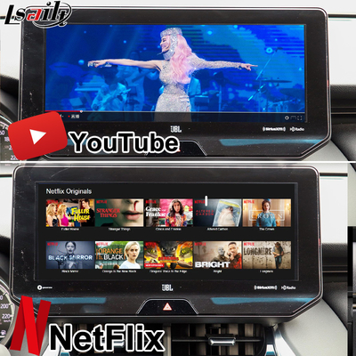 Modulo di aggiornamento Android OEM Lsailt per Harrier Venza Toyota 2022 - Interfaccia multimediale Android da 12,3 pollici con YouTube, NetFlix