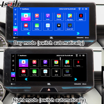 Modulo di aggiornamento Android OEM Lsailt per Harrier Venza Toyota 2022 - Interfaccia multimediale Android da 12,3 pollici con YouTube, NetFlix