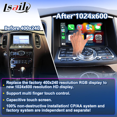 Schermo Lsailt Android Auto Carplay per Infiniti EX25 EX35 EX37 EX30d EX QX50 2007-2017