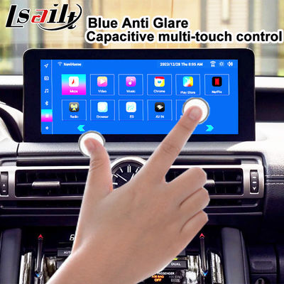 Schermo Android Lexus 10,25 pollici Qualcomm 8 Core Navigazione GPS CarPlay Display per Lexus IS300 IS250 IS350 2020-2023