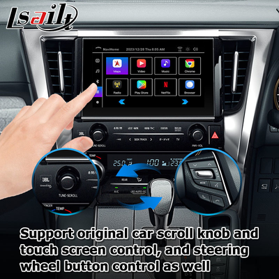 Interfaccia video Android CarPlay per Toyota Alphard Vellfire AH40