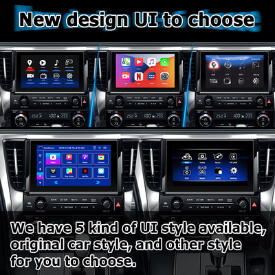 Interfaccia video Android CarPlay per Toyota Alphard Vellfire AH40