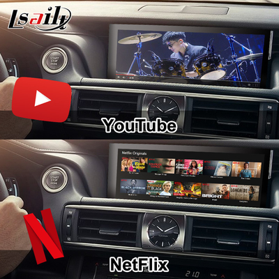 Schermo Android Lexus Android 13 Multimedia DisPlay 8 Core Qulcomm per LEXUS IS200T IS300H IS350 Supporto Controllo Joystick, YouTube, Google Play, CarPlay