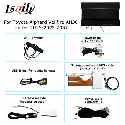 Toyota Alphard Vellfire serie AH30 stile OEM puro Box Carplay Android Auto modello 2015-2022