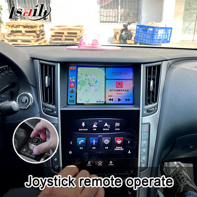 Q50 Q60 OEM Apple CarPlay Integrazione Modulo di Aggiornamento Mirroring Cellulare, Display Temperatura AC, Google Map, Spotify