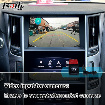 Q50 Q60 OEM Apple CarPlay Integrazione Modulo di Aggiornamento Mirroring Cellulare, Display Temperatura AC, Google Map, Spotify