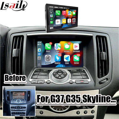 Lsailt Schermo Wireless Android Auto CarPlay da 7 pollici per Infiniti G37 G25 G35 Skyline 370GT (V36) Q40 2007-2014 Display Touch HD