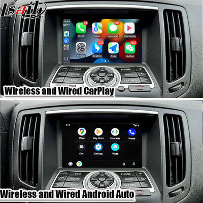 Lsailt Schermo Wireless Android Auto CarPlay da 7 pollici per Infiniti G37 G25 G35 Skyline 370GT (V36) Q40 2007-2014 Display Touch HD