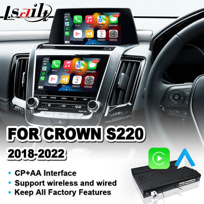 Interfaccia Wireless Android Auto Carplay Lsailt per Toyota Crown S220 2018-2022