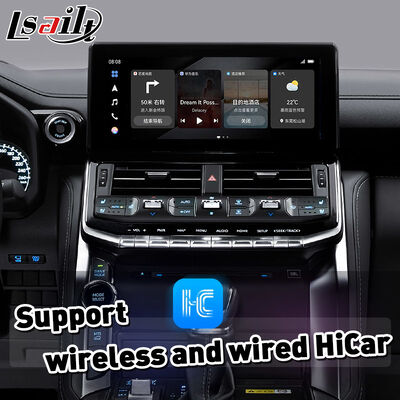 Lsailt Wireless Android Auto Carplay Interface per il 2021-2024 Toyota Land Cruiser 300 GX-R VX-R GR GR-S Sahara ZX VX LC300
