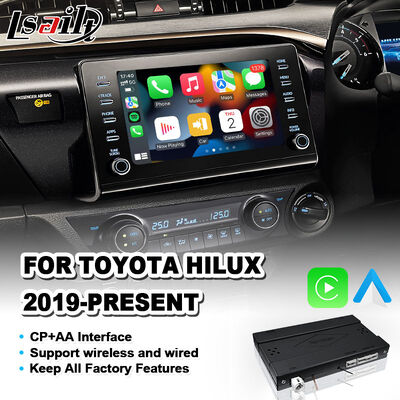 Interfaccia Lsailt Wireless Android Auto Carplay per Toyota Hilux dal 2019 ad oggi