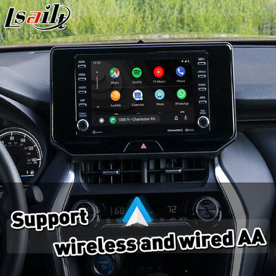 Interfaccia Lsailt Wireless Android Auto Carplay per Toyota Venza Harrier dal 2020 ad oggi