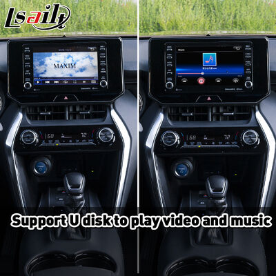 Interfaccia Lsailt Wireless Android Auto Carplay per Toyota Venza Harrier dal 2020 ad oggi