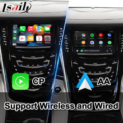 Lsait Android Navigation Multimedia Video Interface per 2015-2020 Cadillac Escalade Sistema CUE con Carplay