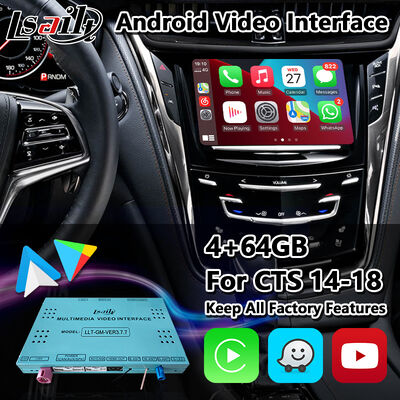 Lsailt Android Carplay Interfaccia video multimediale per Cadillac CTS CUE System 2013-2019