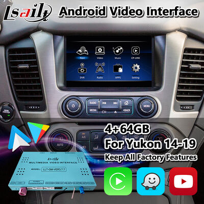 Lsailt Android Carplay Interfaccia video multimediale per il 2015-2020 GMC Yukon Intellilink System