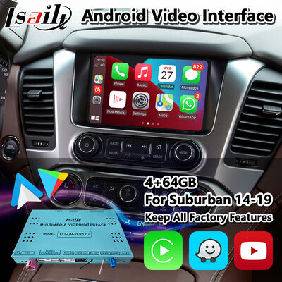 Lsailt Android Auto Carplay Interfaccia multimediale per 2014-2020 Chevrolet Suburban Mylink System