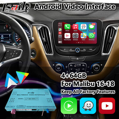 Chevrolet Malibu Android Carplay Interfaccia multimediale con navigazione automatica Android wireless