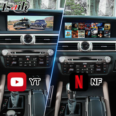 Lsailt Interfaccia multimediale per auto Android per Lexus GS300h GS200t GS350 GS450h GSF GS L10 2016-2020
