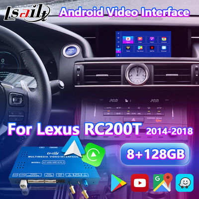 Interfaccia video per auto Android Lsailt per Lexus RC 350 RC200t RC300h RC350 RCF RC300 2014-2018