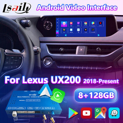 Interfaccia video multimediale di navigazione Android per Lexus UX 250 UX200 UX300e UX250