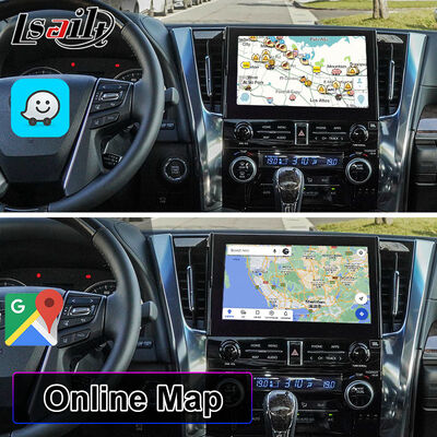 Interfaccia video Android Carplay Lsailt per Toyota Alphard Vellfire JBL versione alta 2019-2023