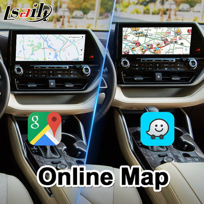 Interfaccia multimediale video per navigatore Android Lsailt per Toyota Highlander dal 2020 ad oggi