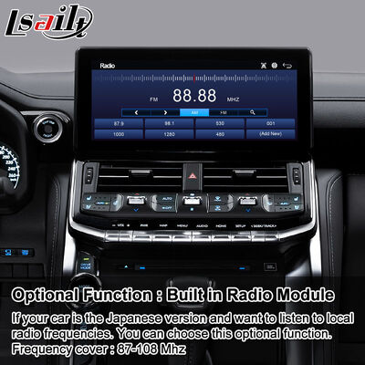 Interfaccia di navigazione Android Carplay Lsailt per Toyota Land Cruiser 300 GX-R VX-R GR GR-S Sahara ZX VX LC300 del 2021-2024