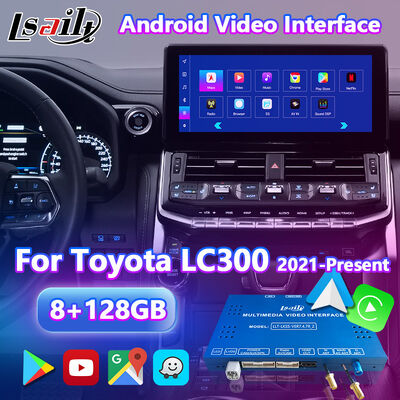 Interfaccia di navigazione Android Carplay Lsailt per Toyota Land Cruiser 300 GX-R VX-R GR GR-S Sahara ZX VX LC300 del 2021-2024