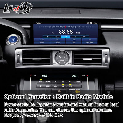 Lsailt 10.25 Inch Android Carplay Multimedia Screen per il 2013-2020 Lexus IS Knob IS250 IS200t IS300 IS300h IS350