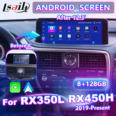 Lsailt Android Carplay Schermo multimediale per il 2019-2021 Lexus RX 450h RX300 RX350L RX450hL RX350 RX450h
