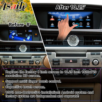 Schermo multimediale di navigazione Android Lsailt per Lexus ES 300h ES250 ES350 ES300H 2012-2018