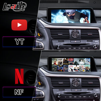Lsailt Android Carplay Multimedia Interface Screen per il 2016-2019 Lexus RX Knob RX350 RX450h RX200t RX300