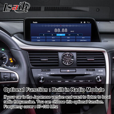 Lsailt Android Carplay Multimedia Interface Screen per il 2016-2019 Lexus RX Knob RX350 RX450h RX200t RX300
