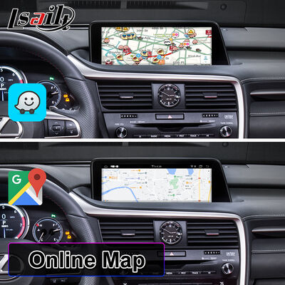 Lsailt Android Carplay Multimedia Interface Screen per il 2016-2019 Lexus RX Knob RX350 RX450h RX200t RX300
