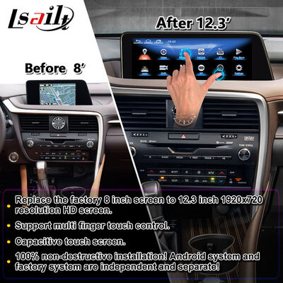 Lsailt Android Multimedia Carplay Screen per il 2016-2019 Lexus RX RX450h RX350 RX200t RX300 RX450L RX350L