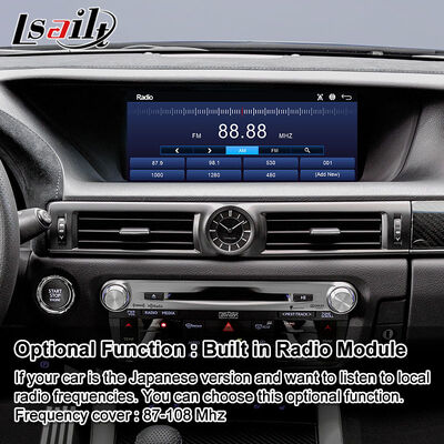 Lsailt Android Carplay Schermo multimediale per il 2012-2020 Lexus GS 200t GS300h GS250 GS350 GS450h GSF GS200t