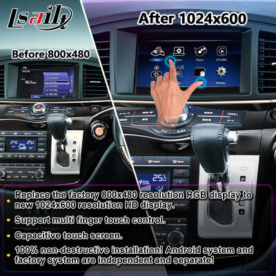 Lsailt Android Carplay Multimedia Screen per il 2010-2020 Nissan Elgrand E52