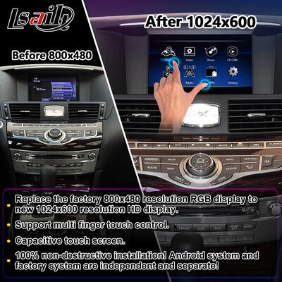 Lsailt Android Carplay Multimedia Screen per il 2010-2023 Infiniti M25 M30d M37 M56 M35h Y51 Q70